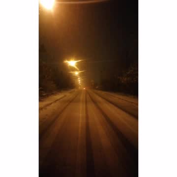 snowy road