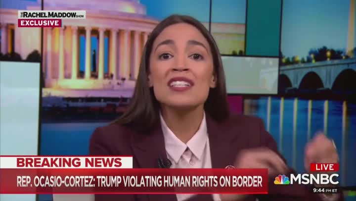 Alexandria Ocasio-cortez Slams Ice After Trump Speech