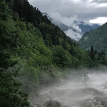 Enguri River. Georgia