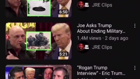 YouTube does not return the link to the Full Joe Rogan/Trump interview