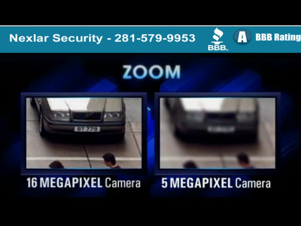 Install Houston Megapixel Security Cameras - IP Video Security Camera