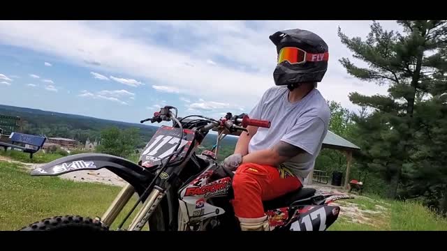 DIRT BIKE RIDER CONFRONTED, POSSIBLY ON DRUGS?