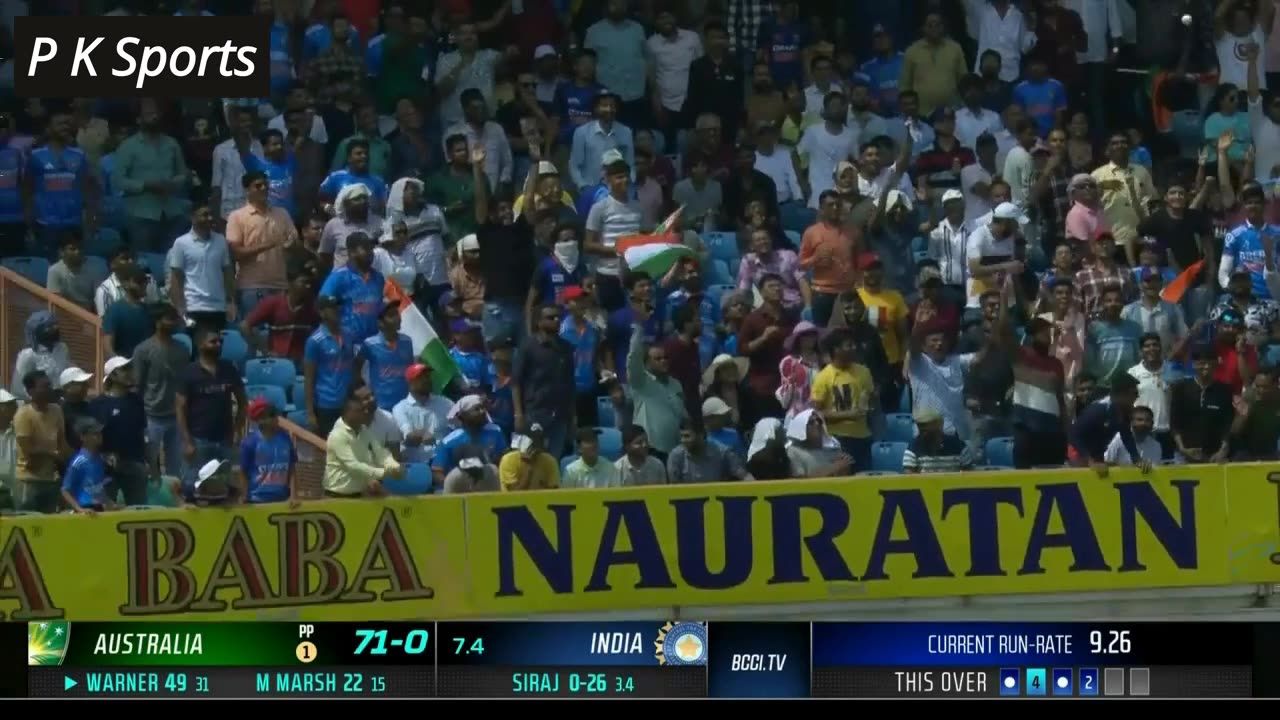 Ind Vs Aut final Odi Match