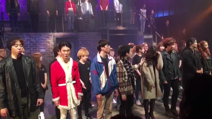 Musical Rent Korean students Curtain call video 'seasons of love'