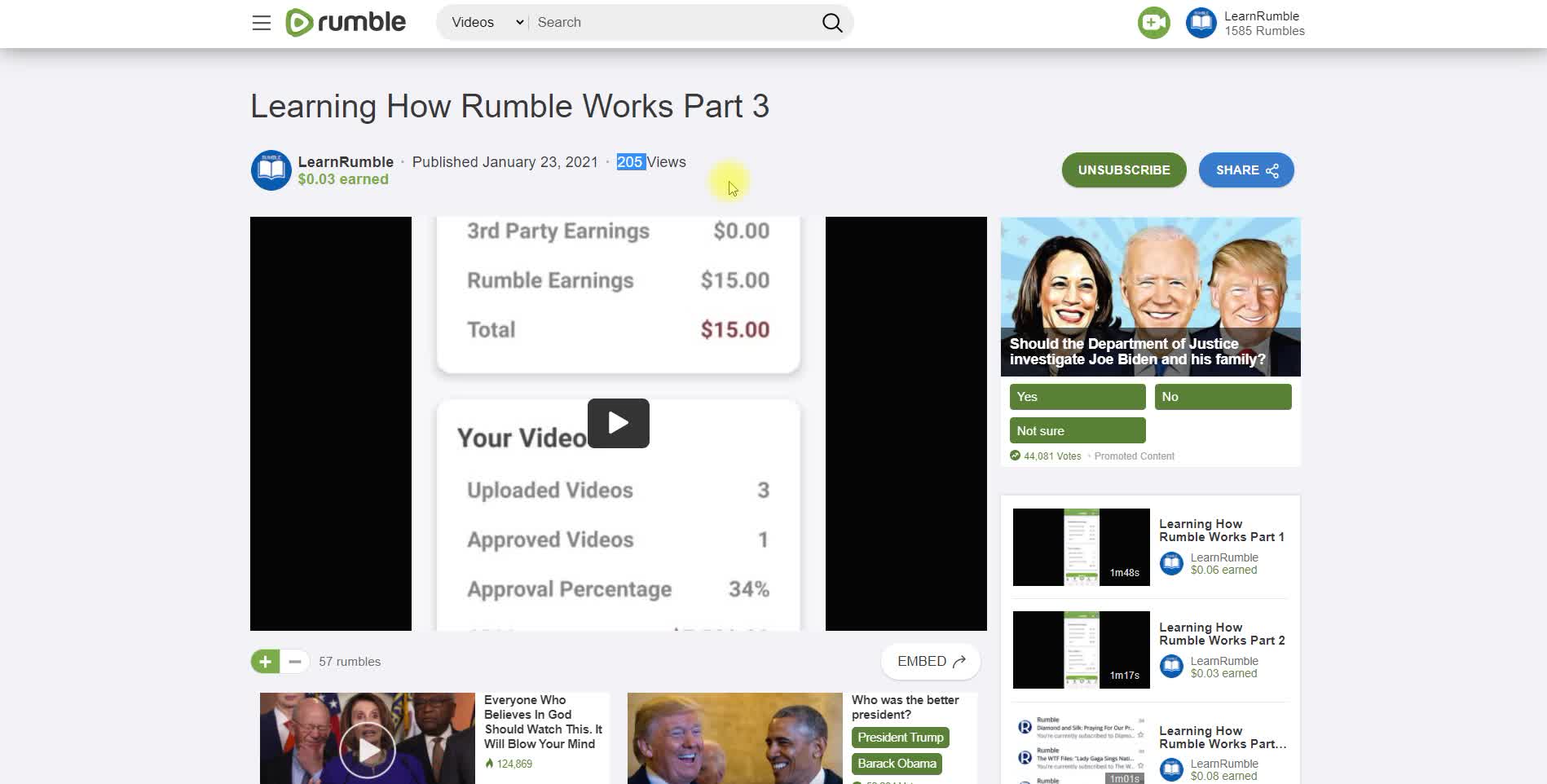 Learning How Rumble Works Part 18