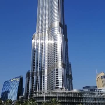 Burj Khalifa in Sunny Day