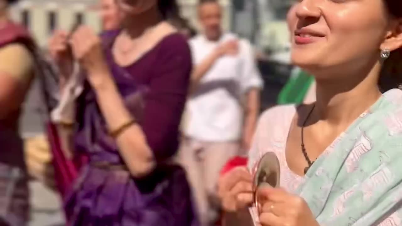 Harinam Sankirtan in Moscow, Russia July 2024