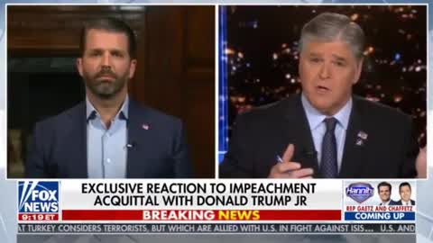 Donald Trump Jr Blasts Republican Party Leadership For Not Holding Democrats Accountable