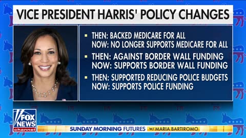 America will see Kamala Harris run away from her past policies: Dr. Ben Carson