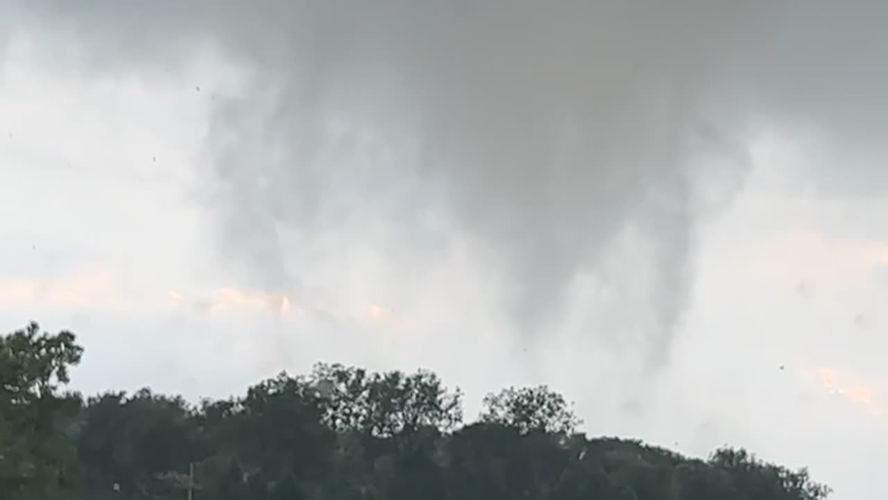 Watching A Funnel Cloud Form From the Highway