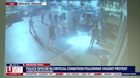 Officer in critical condition after violent protest near Ferguson | LiveNOW from FOX