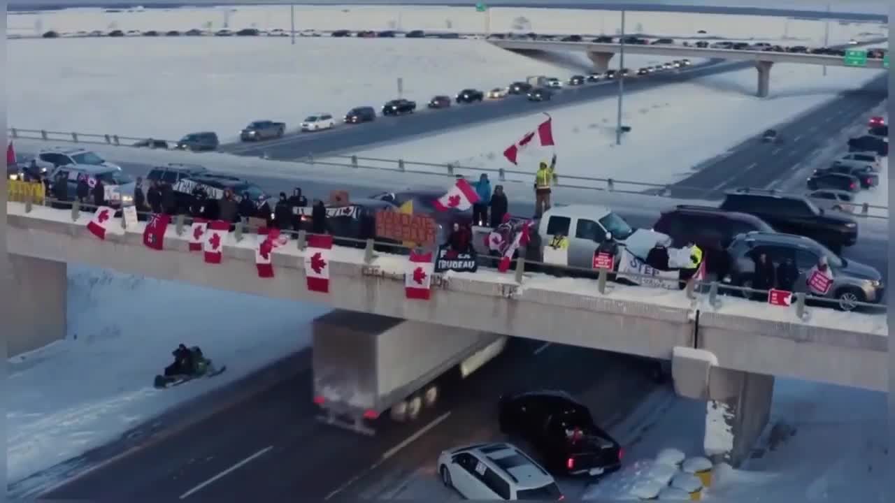 Truck Convoy Canada - For the little Children!