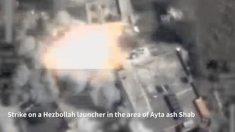 IDF: The IDF continues to strike Hezbollah terrorist targets in Lebanon. Among
