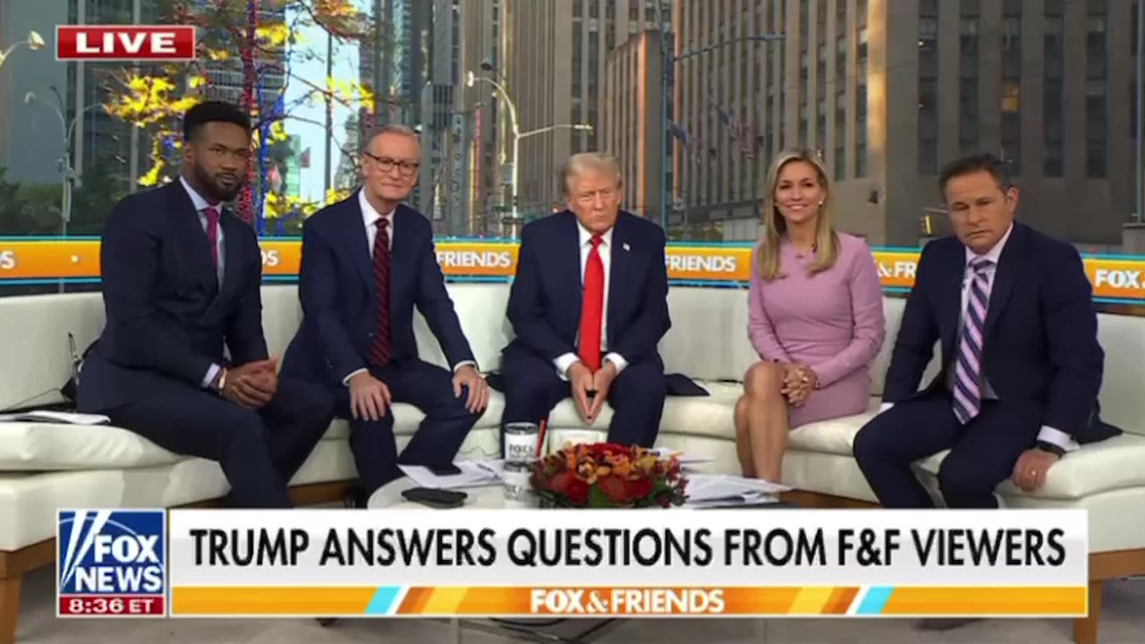 President Trump takes video questions