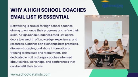 High School Coaches Email List A Game Changer for Networking