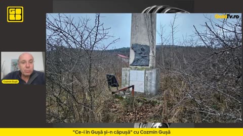 Gușă: “Noi suntem români!”, dar monumentul lui Gelu Românul se prăbușește