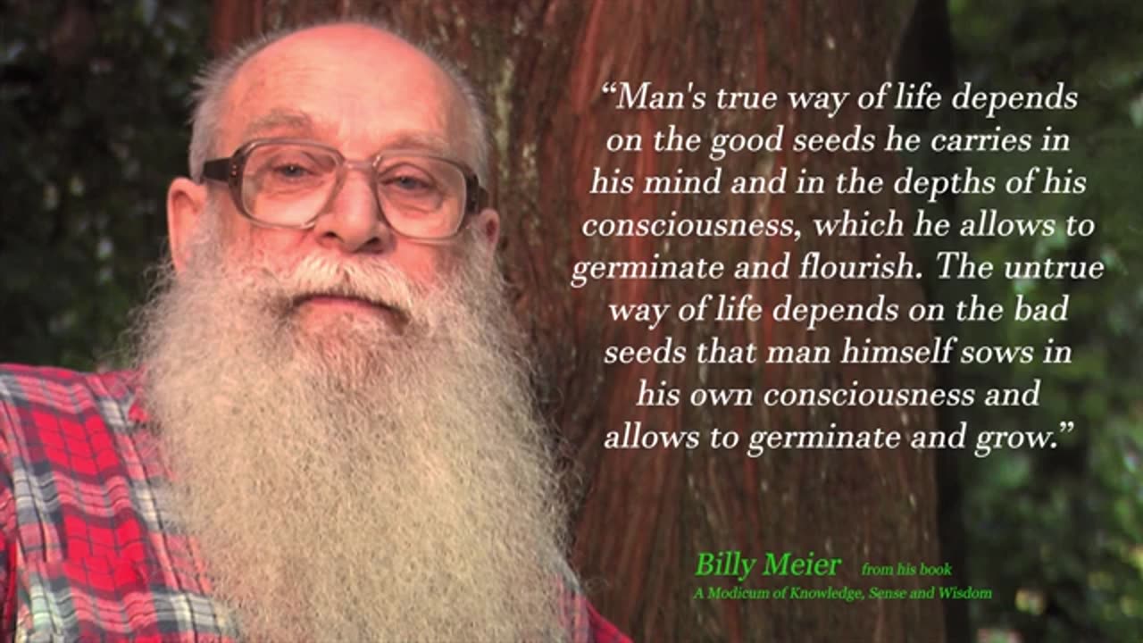 Billy Meier UFO Contact Info - Quotes from Billy Meier on Meditation and Consciousness