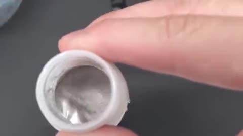 Touching liquid gallium metal