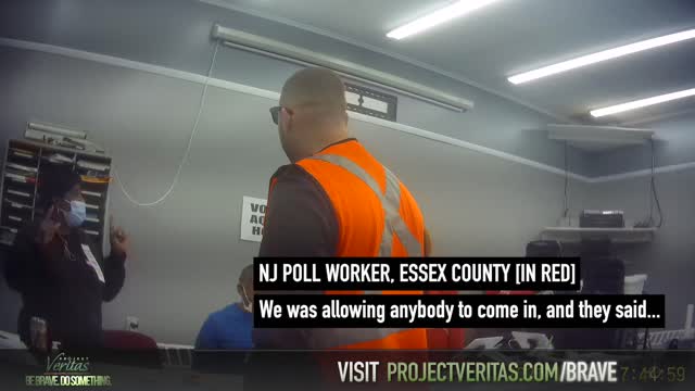 ILLEGAL: New Jersey Gubernatorial Election Worker.