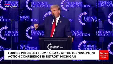 BREAKING NEWS: Trump Rails About Trials. Drops VP Hints At Detroit Conservative Event Full Speech