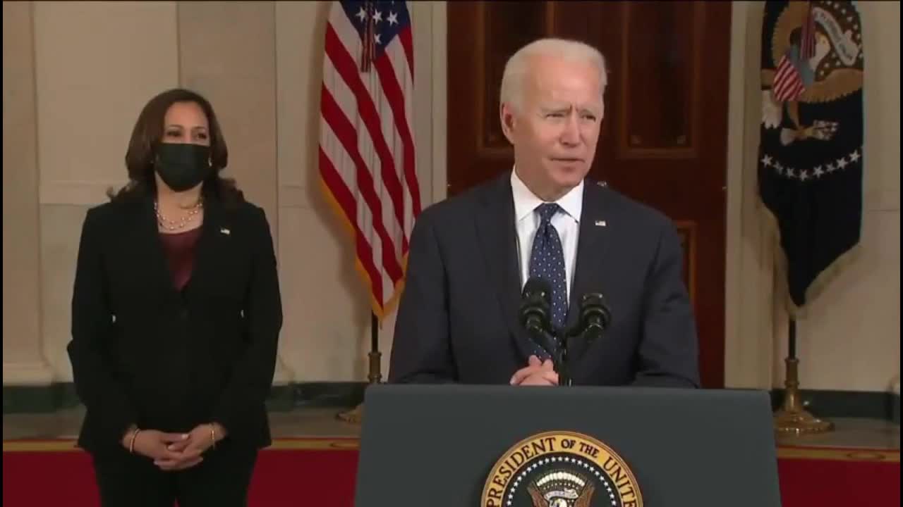 President Biden on George Floyd Family "Nothing can ever bring their brother or their father back.