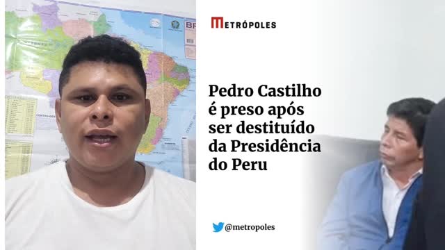 Presidente do Peru foi preso por tentativa de golpe, e no Brasil Bolsonaro tentou mas não deu certo.