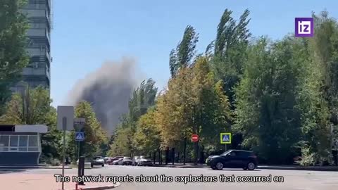 Guys in Pushylin's administration in Donetsk The network reports about the explosions that hit the