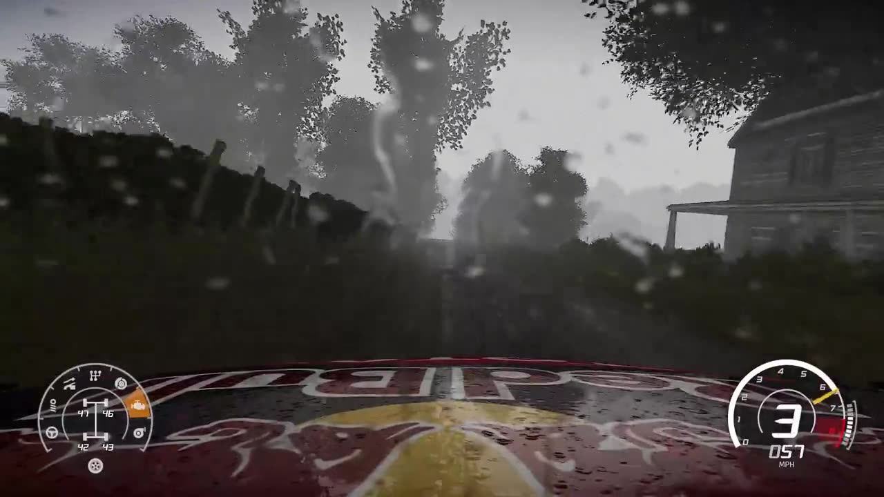 Driving through the storm