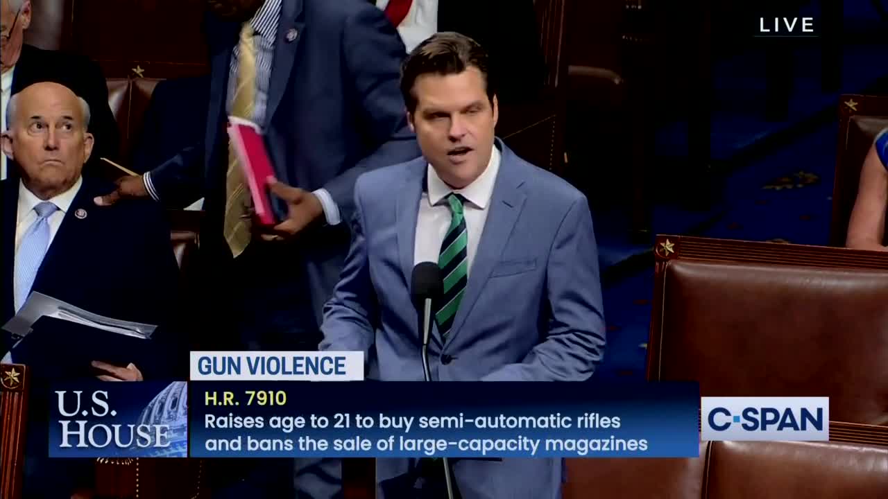 Gaetz: Democrats Want to Strip 2A Rights, Make Schools Less Safe