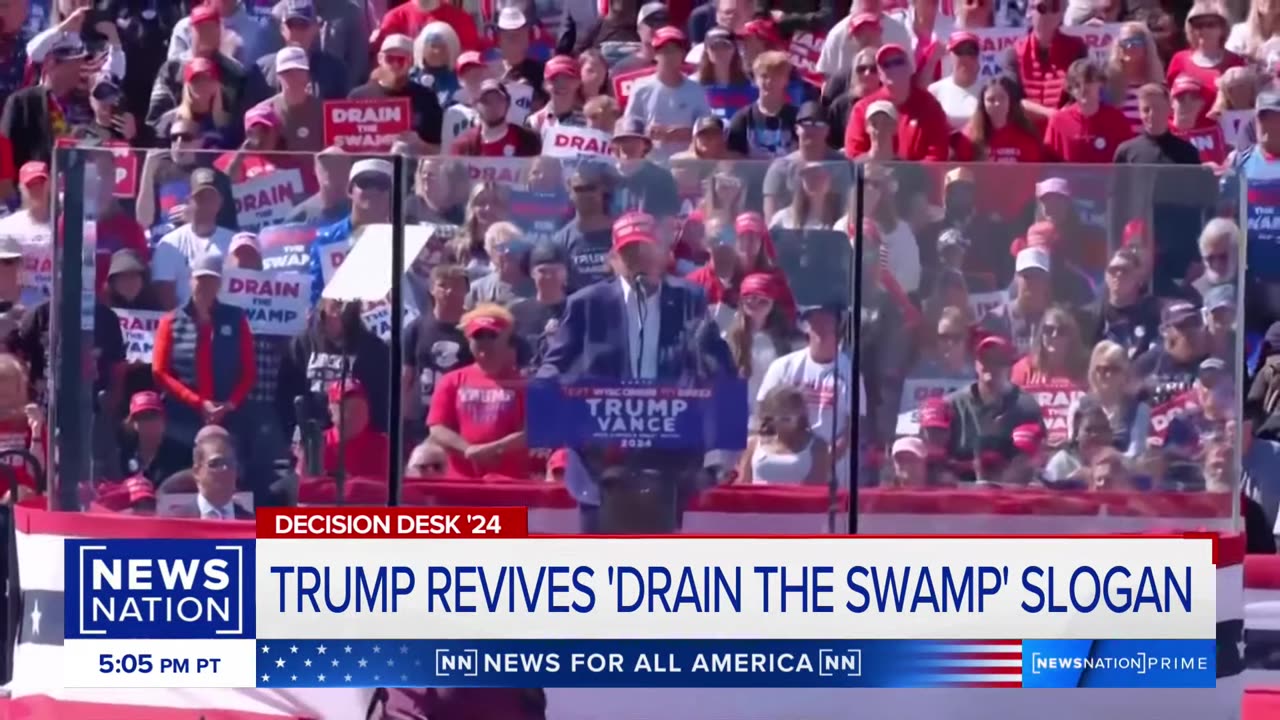 Trump revives ‘drain the swamp’ slogan at Wisconsin rally | NewsNation Prime