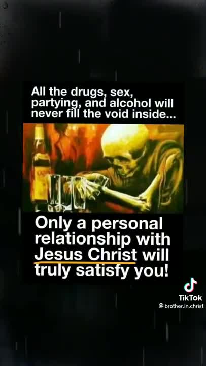 Only a personal relationship with Jesus Christ will truly satisfy you-