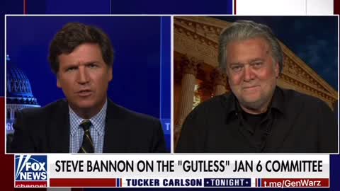 Steve Bannon Talks To Tucker Carlson After Being Found Guilty At His Show Trial