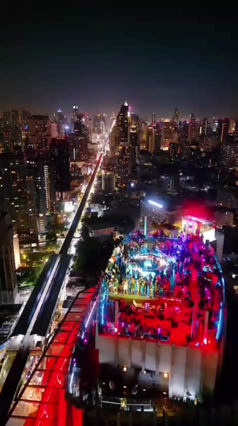 Chilling in rooftop in Tokyo.