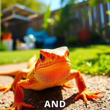 Toddler’s Reaction to Meeting a Lizard