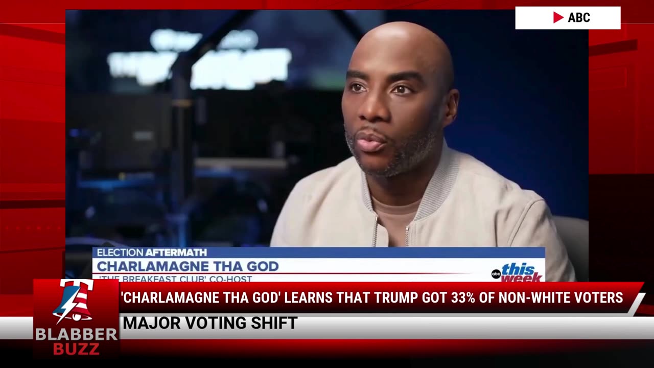 'Charlamagne Tha God' Learns That Trump Got 33% Of Non-White Voters