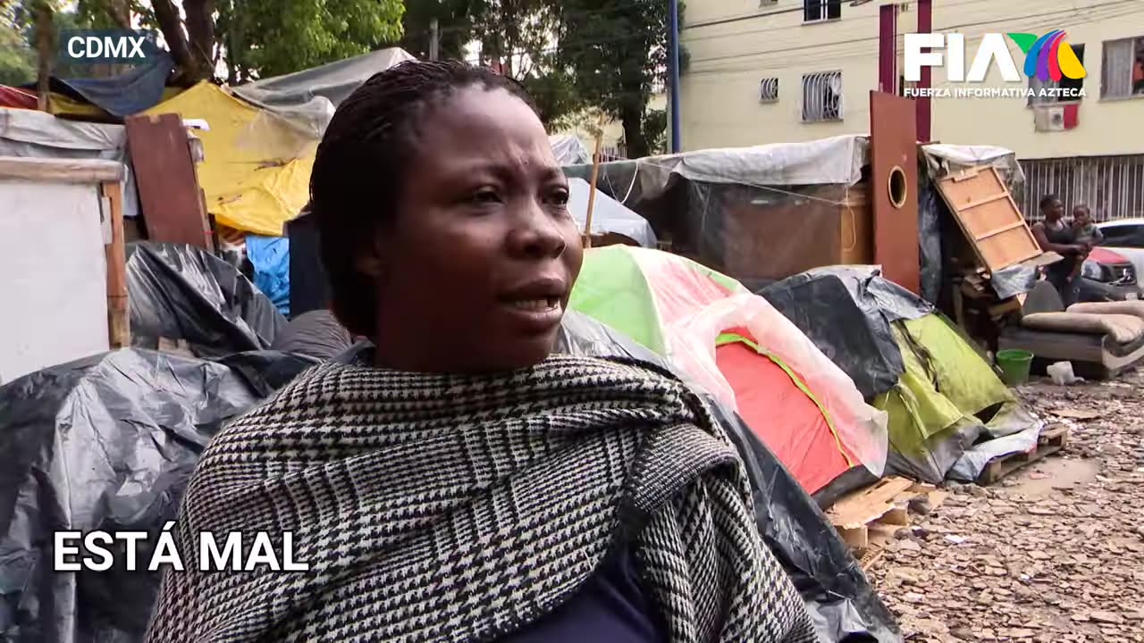 REFUGIADOS EN LA MERCED| Migrantes africanos luchan por una MEJOR VIDA, un lugar seguro y sin abusos