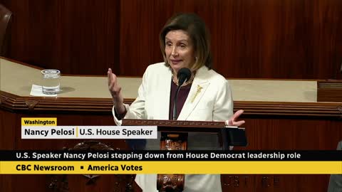 Nancy Pelosi stepping down from U.S. House Democrat leadership role