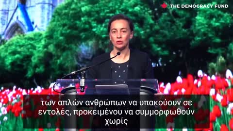 Julie Ponesse - She refused to get the vaccine (Greek Subtitles)