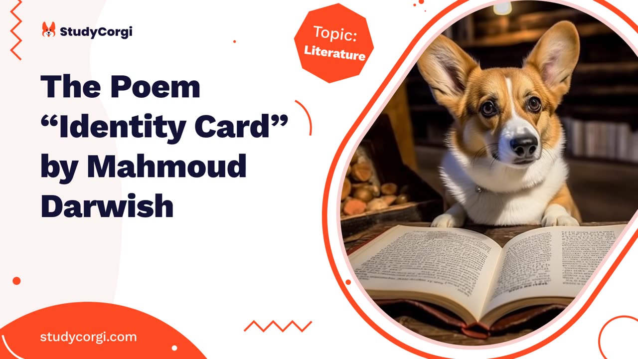 The Poem “Identity Card” by Mahmoud Darwish - Essay Example