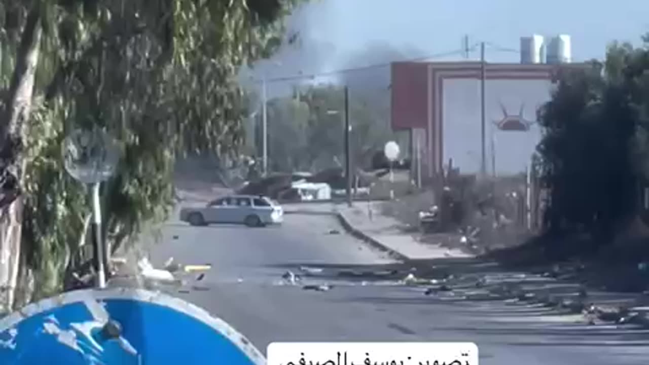 ⛔️ I carri armati israeliani sono entrati in via Salah al-Din nel nord di Gaza