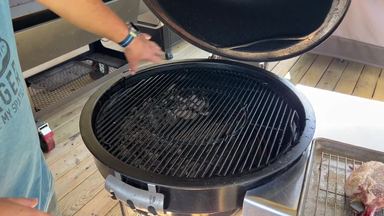 Glazed Kurobuta Pork Chop on the Weber Kettle - BUCKET LIST Meat!