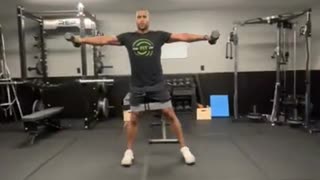 Mr. T's Banded Lateral Walks w/ Lateral Raises From Stabil FIT Life #StabilFITLife