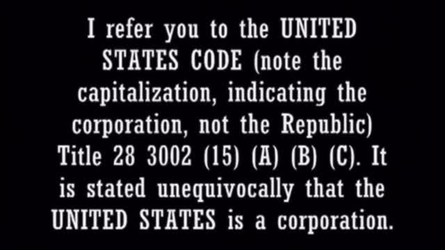 The corporation of the United States of America