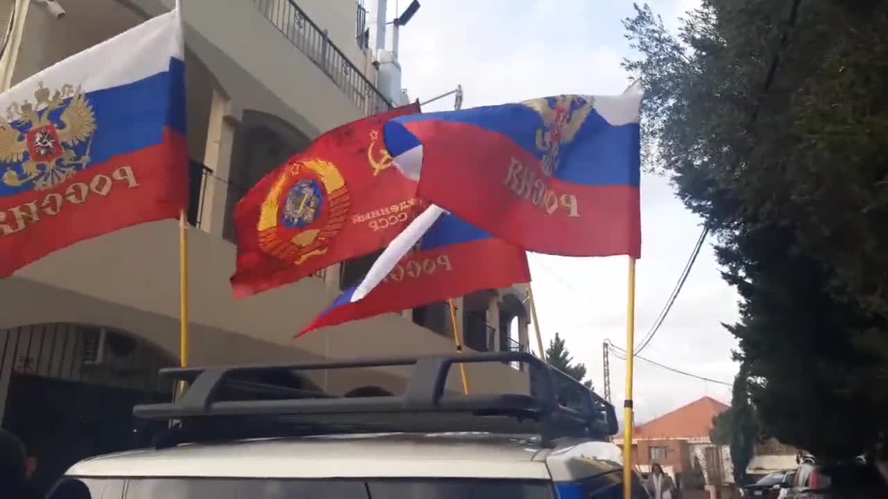 Pro-Russland Demonstration in Beirut