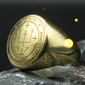 Embrace Healing: Archangel Raphael Silver Ring