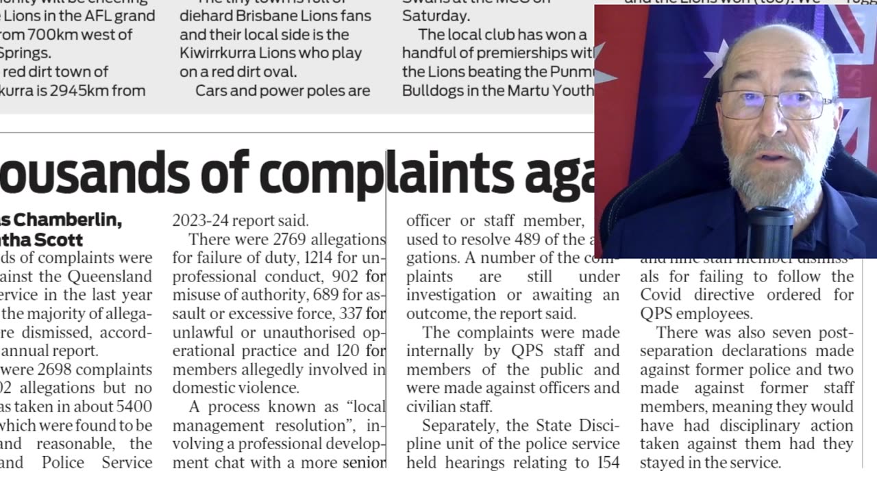 Thousands of complaints against police