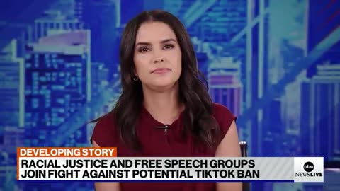 Racial equality and free speech groups join fight against potential TikTok ban ABC News