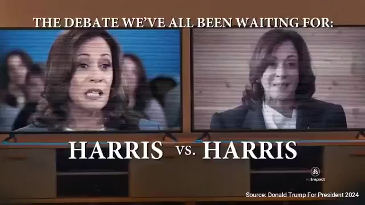 New Ad Uses Kamala’s Own Words Against Her With Side by Side Videos Making Opposing Points