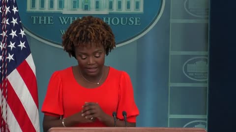 White House press secretary Karine Jean-Pierre holds briefing.