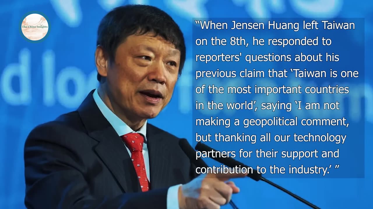 Little Pinks is confused about the founder of NVIDIA “insulting” China, but CCP keeps silent